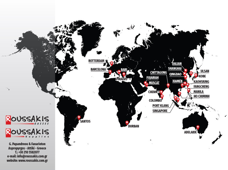 ROUSSAKIS SUPPLIES WORLDWIDE PORTS & SERVICES