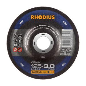 RHODIUS ΔΙΣΚΟΣ ΚΟΠΗΣ ΣΙΔΗΡΟΥ KSMK Φ125x3.0mm