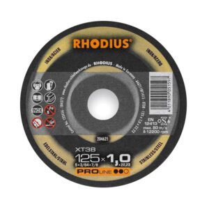 RHODIUS ΔΙΣΚΟΣ ΚΟΠΗΣ INOX PROLINE XT38 Φ125x1.0mm