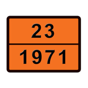 ADR ΠΙΝΑΚΙΔΑ ΣΗΜΑΝΣΗΣ ZINC 23-1971 400x300mm