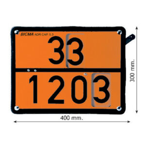 ADR ΠΙΝΑΚΙΔΑ ΕΝΑΛΛΑΞΙΜΟΙ ΑΡΙΘΜΟΙ PETROL/DIESEL 30/1202 – 33/1203 ΜΕ ΜΟΧΛΟ