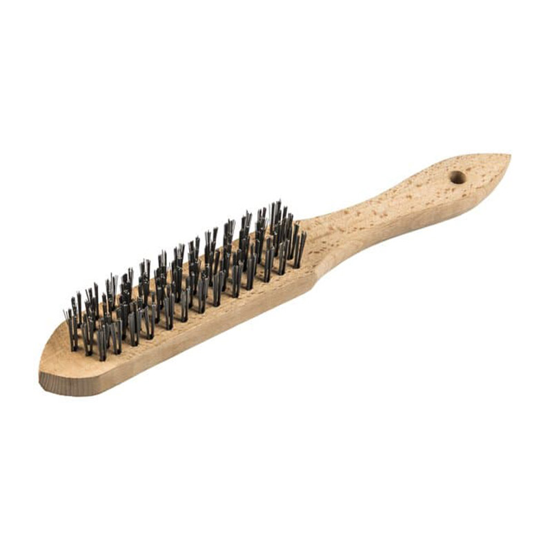 358370 KLINGSPOR HAND BRUSH WITH WOODEN BODY FOR STEEL BH 600