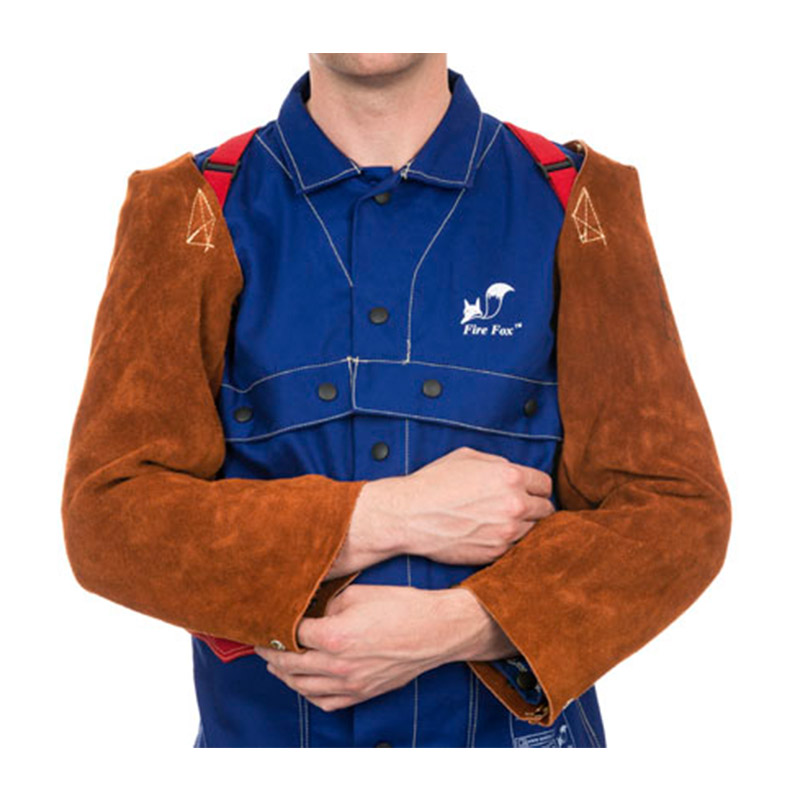 44-7023.jpg WELDAS COWLEATHER WELDING SLEEVES Lava Brown™ 58cm 44-7023