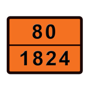 ADR ΠΙΝΑΚΙΔΑ ΣΗΜΑΝΣΗΣ ZINC 80-1824 400x300mm