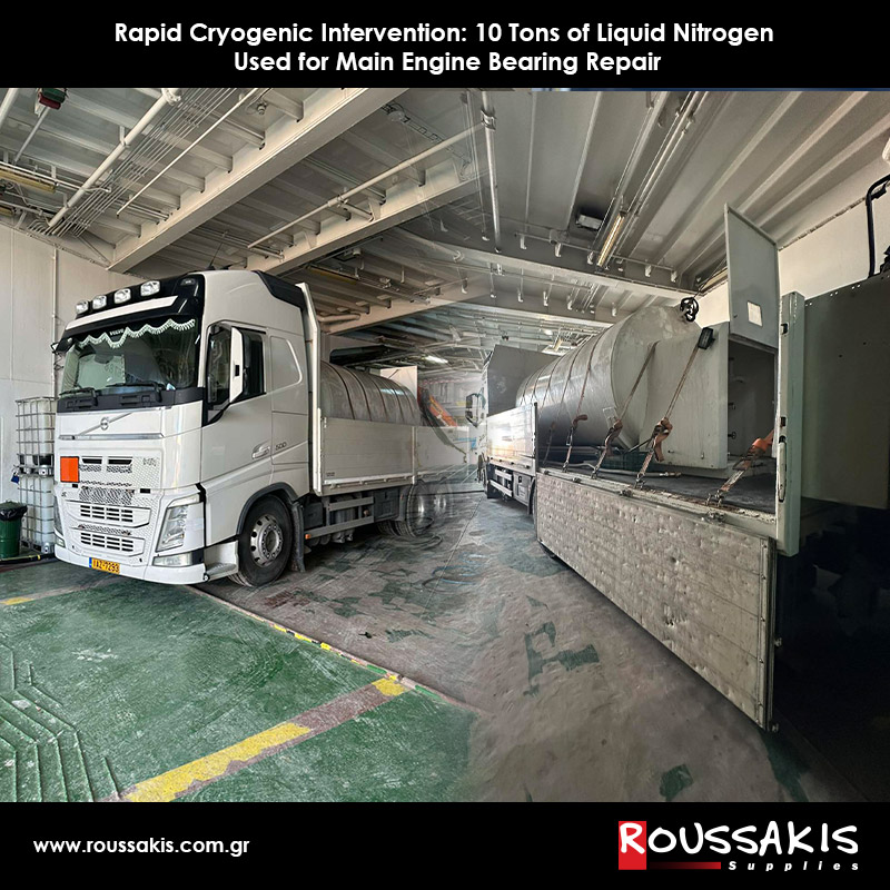 Rapid Cryogenic Intervention: 10 Tons of Liquid Nitrogen Used for Main Engine Bearing Repair
