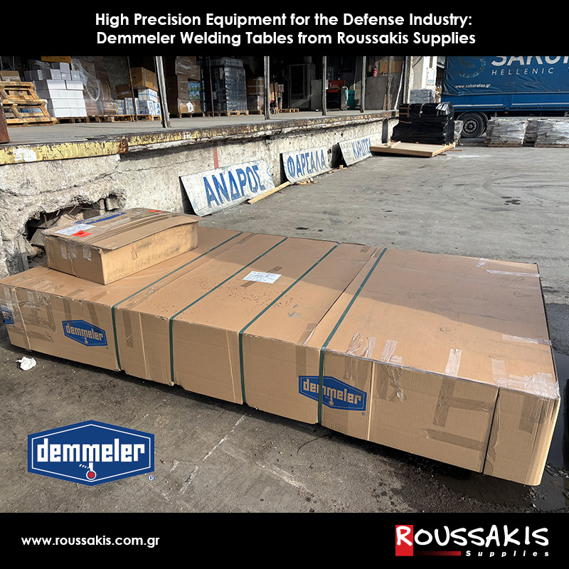 High Precision Equipment for the Defense Industry: Demmeler Welding Tables from Roussakis Supplies