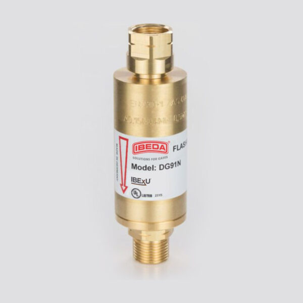 IBEDA FLASHBACK ARRESTOR OXYGEN ACETYLENE DG91N