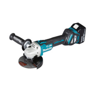 MAKITA ΓΩΝΙΑΚΟΣ ΤΡΟΧΟΣ ΜΠΑΤΑΡΙΑΣ 18V 125mm Brushless 2x5.0Ah DGA513RTJ 