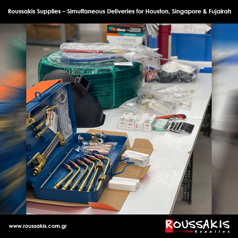 Roussakis Supplies – Simultaneous Deliveries for Houston, Singapore & Fujairah