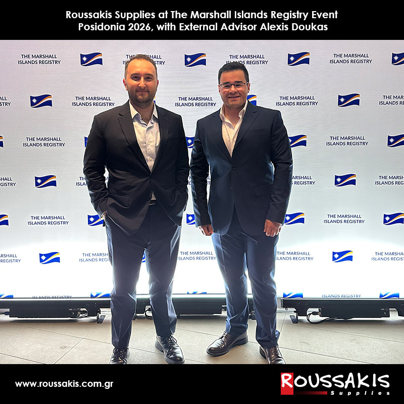 Roussakis Supplies at The Marshall Islands Registry Event – Posidonia 2026, with External Advisor Alexis Doukas