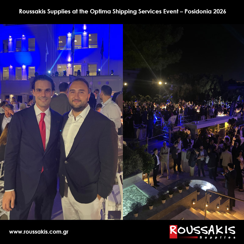 Roussakis Supplies at the Optima Shipping Services Event – Posidonia 2026