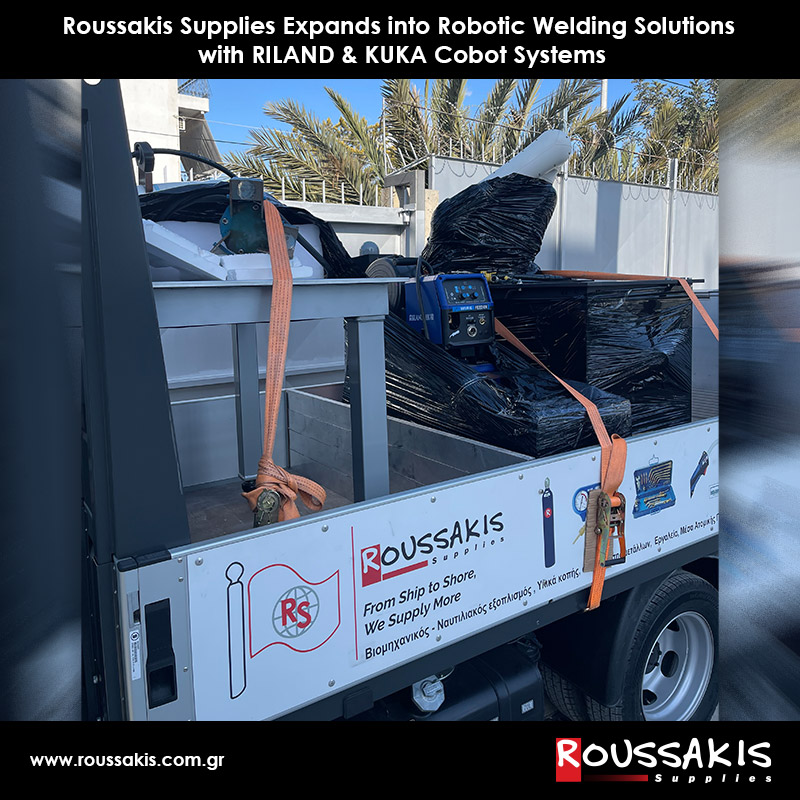 Roussakis Supplies Expands into Robotic Welding Solutions with RILAND & KUKA Cobot Systems
