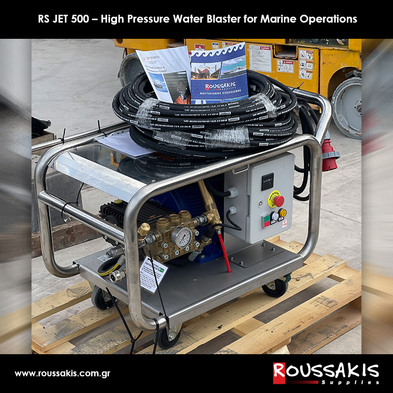 RS JET 500 – High Pressure Water Blaster for Marine Operations