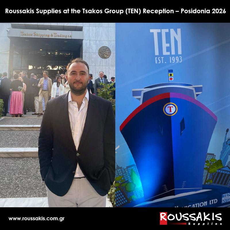 Roussakis Supplies at the Tsakos Group (TEN) Reception – Posidonia 2026