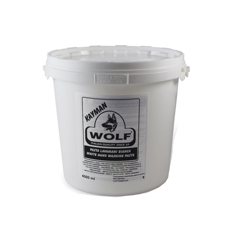 WOLF ΛΕΥΚΗ ΠΑΣΤΑ ΚΑΘΑΡΙΣΜΟΥ ΧΕΡΙΩΝ KAYMAN 4kg WOLF ΛΕΥΚΗ ΠΑΣΤΑ ΚΑΘΑΡΙΣΜΟΥ ΧΕΡΙΩΝ KAYMAN 4kg