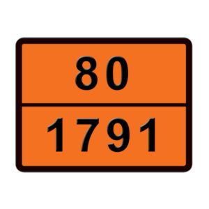 ADR ΠΙΝΑΚΙΔΑ ΣΗΜΑΝΣΗΣ ZINC 80-1791 400x300mm