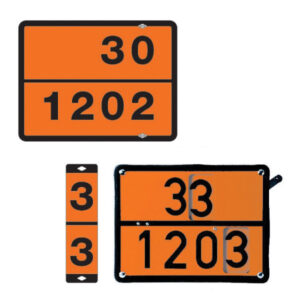 ADR ΠΙΝΑΚΙΔΑ ΕΝΑΛΛΑΞΙΜΟΙ ΑΡΙΘΜΟΙ PETROL/DIESEL 30/1202 - 33/1203