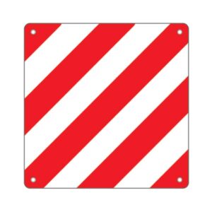 ADR ΠΙΝΑΚΙΔΑ ΑΝΤΑΝΑΚΛΑΣΤΙΚΗ ΚΟΚΚΙΝΗ/ΛΕΥΚΗ 50x50cm