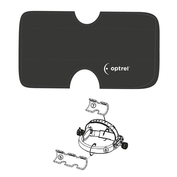 optrel_sweatband.jpg OPTREL BACK HEADGEAR SWEATBAND 5004.020