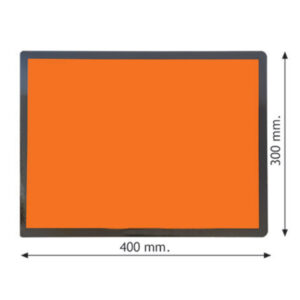 ADR ΠΙΝΑΚΙΔΑ ΑΛΟΥΜΙΝΙΟΥ ΠΟΡΤΟΚΑΛΙ 400x300mm