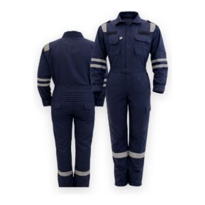 PROFLEX240 Cotton Work Coverall Navy 240gsm