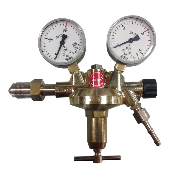 vulkan_oxy_regulator.jpg VULKAN OXYGEN/NITROGEN CYLINDER REGULATOR 10Bar 48m3/h